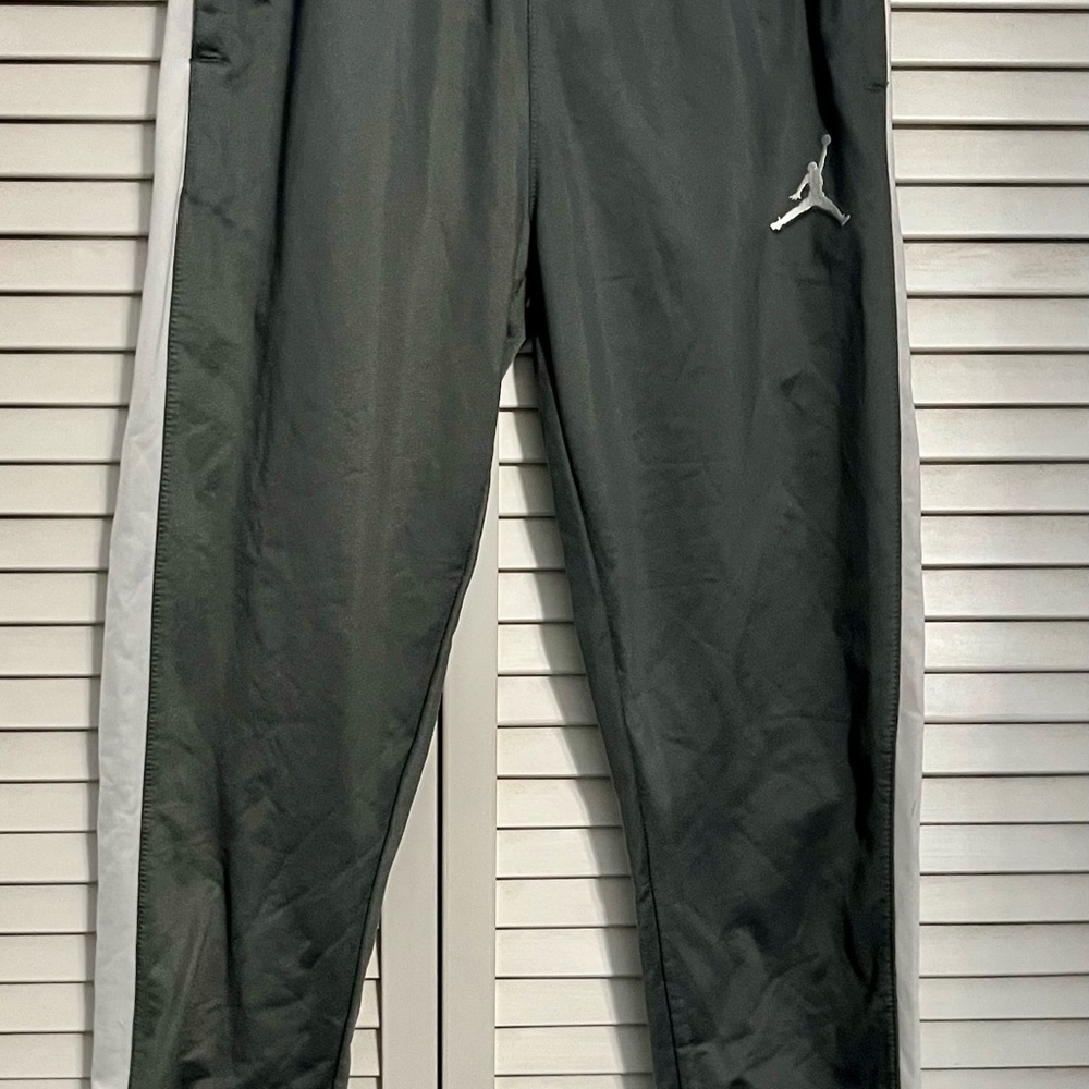 Jordan Kids Charcoal and White Joggers